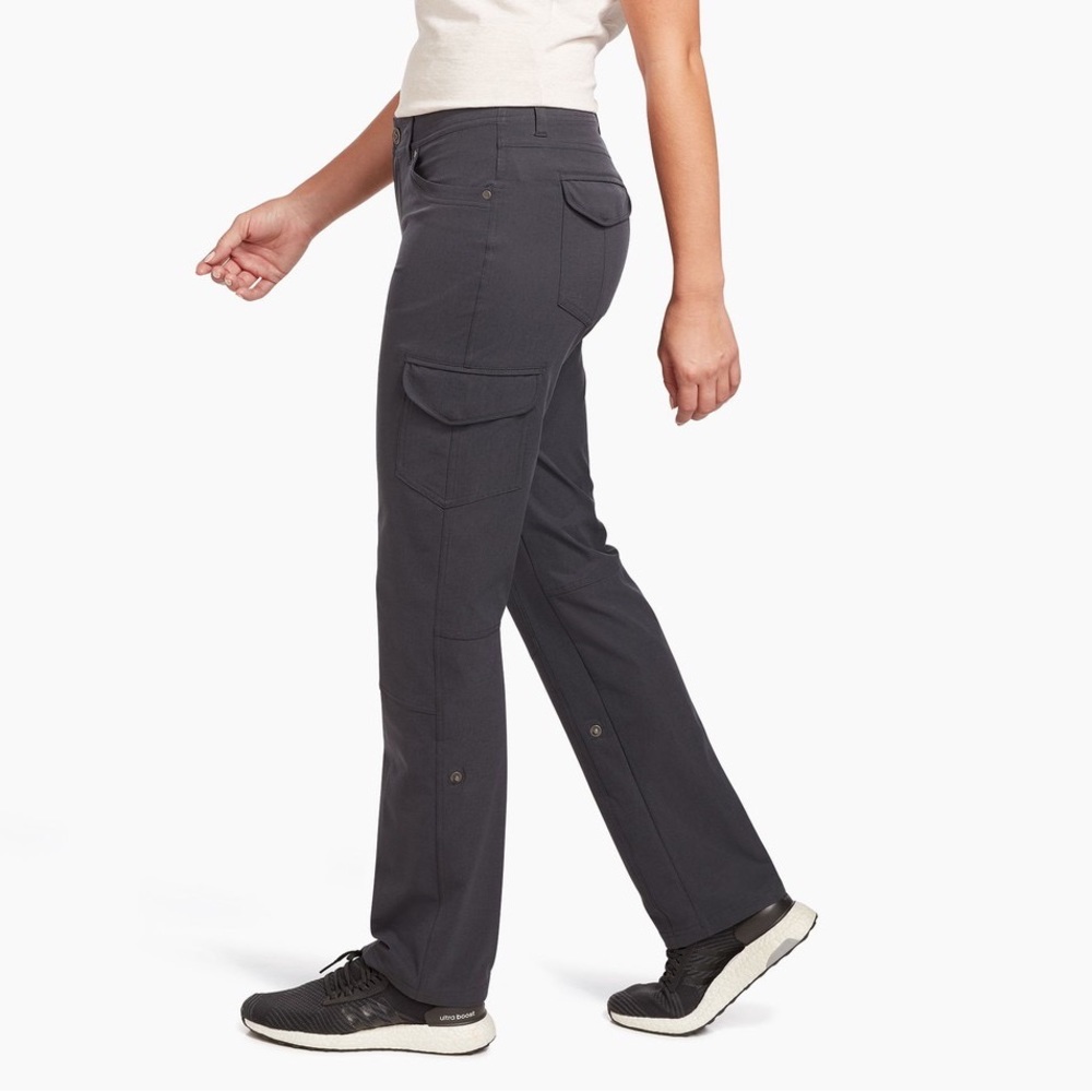 Kühl Freeflex Roll-Up Pants in Koal Gray 16 Regular Relaxed Fit UPF Outdoors
